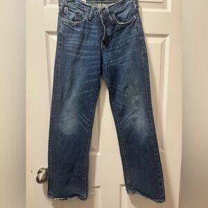 Abercrombie & Fitch boys medium blue straight-leg jeans